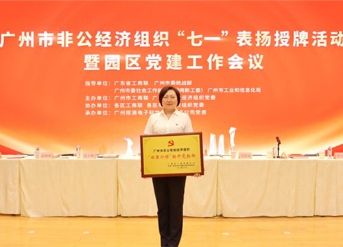 标杆引领，荣誉升级！集团党支部荣膺广州市非公有造经济组织“双强六好”标